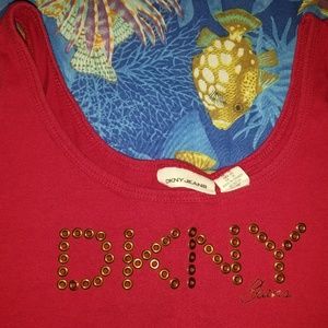 DKNY red tank top